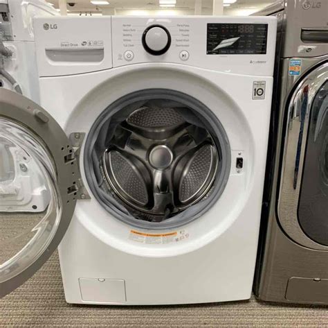 Lg 45 Cu Ft Ultra Large Front Load Washer White All In Stock Today