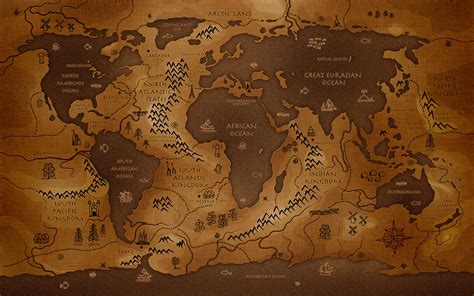 Daily Wallpaper A Different Take On An Ancient Map I