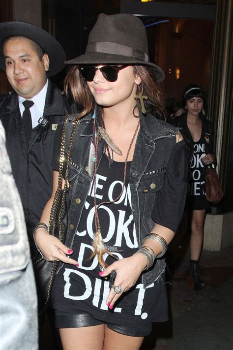 Demi Lovato Fedora Fashion Demi Lovato Demi Lovato Style