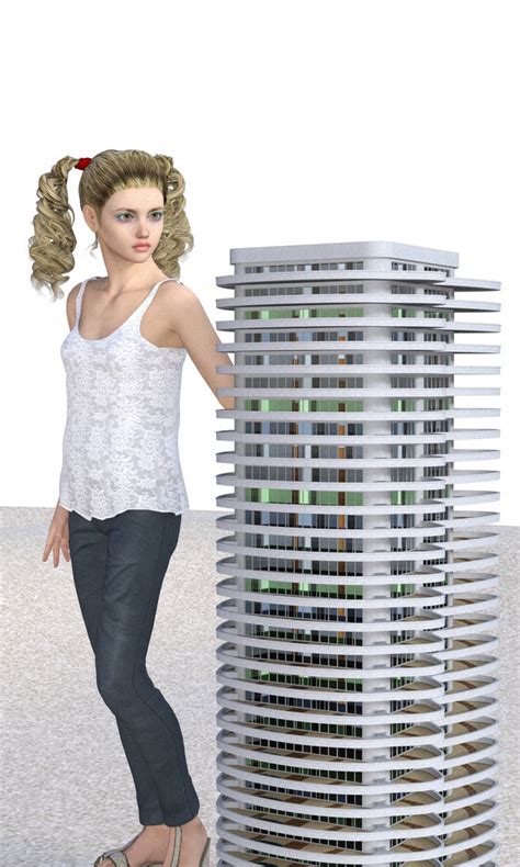 Giantess Next To The Building 2 By Alberto62 On Deviantart