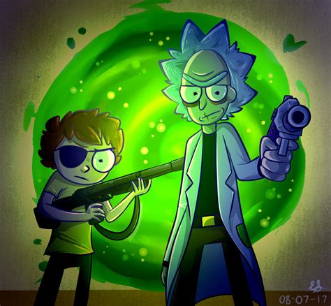 Evil Rick And Morty By Crispytyph On Deviantart