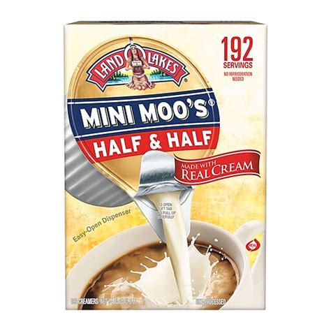 Land O Lakes® Mini Moos® Real Dairy Half And Half Creamer 192case At