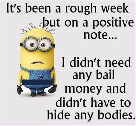 It Has Been A Rough Week Funny Minion Quote Pictures Photos And