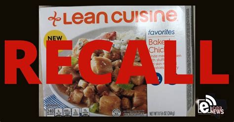 Many people with diabetes have no symptoms. RECALL: Lean Cuisine meals recalled due to foreign matter ...