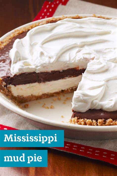 Release the pie from the tin and put the pie, still on its base if necessary, on a serving plate. Mississippi Mud Pie | Recipe | Mississippi mud pie ...