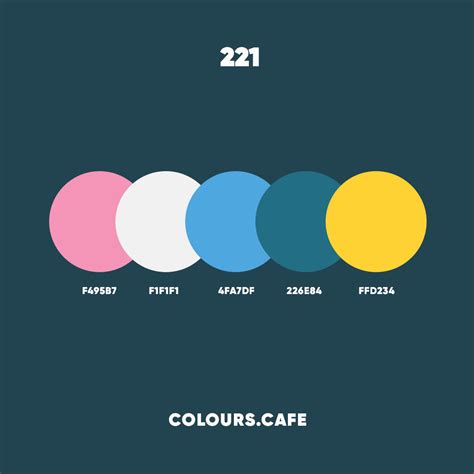 Colours Cafe 221 Pantone Colour Palettes Flat Color Palette Hex