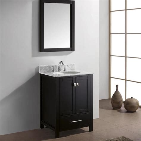 Including the vanity and assorted top, these sets offer the perfect balance between style and functionality. Virtu USA Caroline Avenue 24-inch Single-sink Bathroom ...