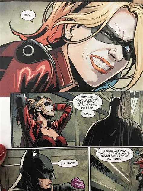 A Comic Page With An Image Of Batman And Harley