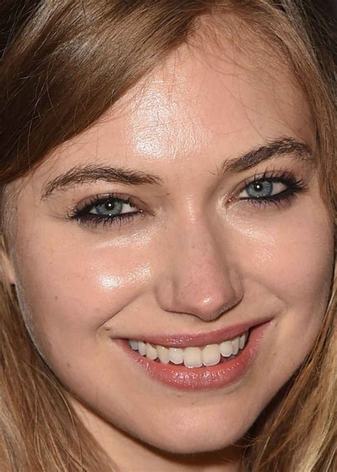 Close Up Of Imogen Poots At The Instyle And Hollywood Foreign Press Association Party In