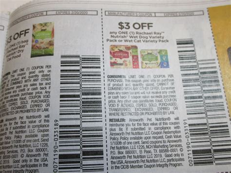 $0.75 nutrish wet dog food coupon; 15 Coupons $3/1 Rachael Ray Nutrish Dry Cat Food + $3/1 ...