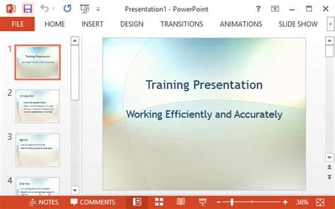 Free Employee Training Ppt Template