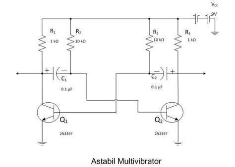 Astabil Multivibrator Circuit2017