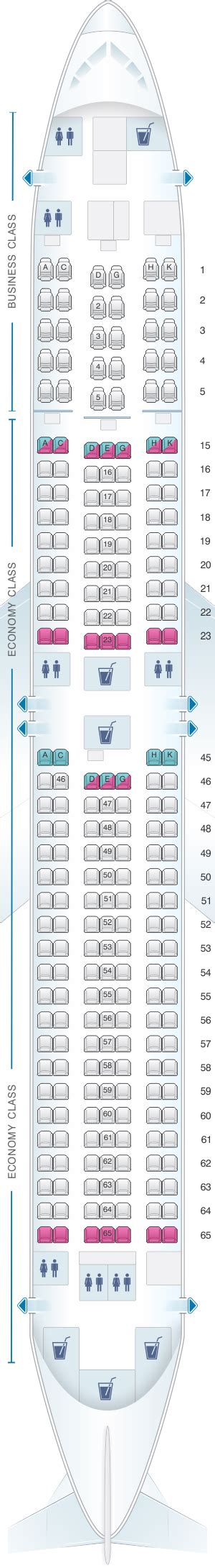 Seat Map Japan Airlines Jal Boeing B767 300er A41 Seatmaestro