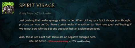 Does Spirit Visage Increase Lifesteal In League Of Legends Leaguefeed