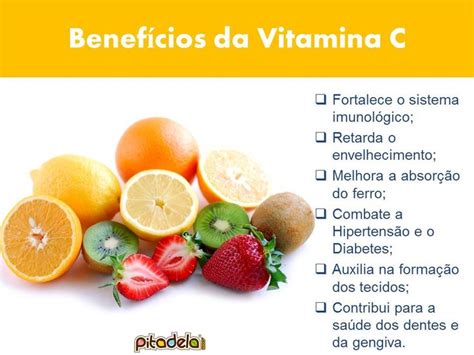 Vitamina C y sus beneficios Vitamina c Benefícios Alimentação
