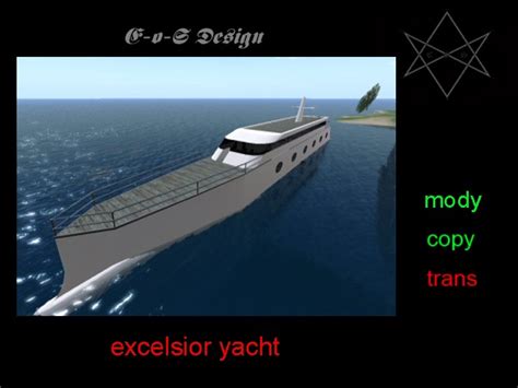 Second Life Marketplace Excelsior Yacht