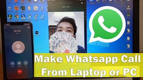 make whatsapp call from laptop or pc youtube