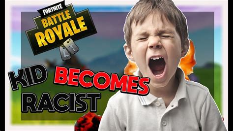 Kid Rages And Starts Being Racist Fortnite Mega Rage Compilation