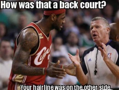 And these football follicles of fortitude, which have sparked nicknames and. Backcourt Violation - The 50 Meanest LeBron James Hairline ...