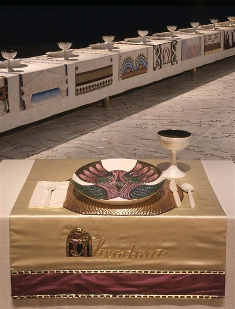 Find all the books, read about the author, and more. Judy Chicago | The Dinner Party (1979) | Artsy