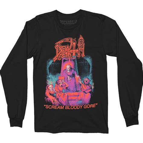 Death Scream Bloody Gore Long Sleeve 427927 Rockabilia Merch Store