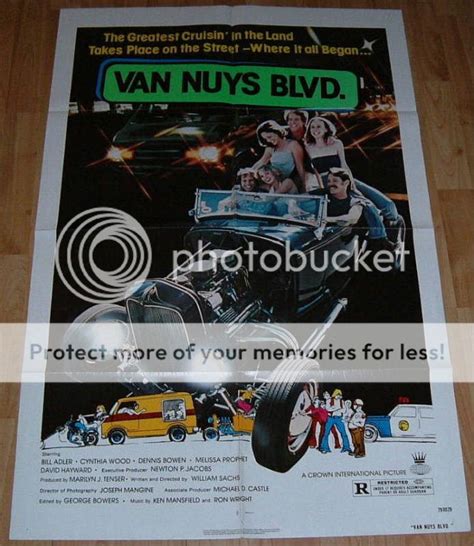 VAN NUYS BLVD Original USA Movie Poster Great 32 Roadster Image