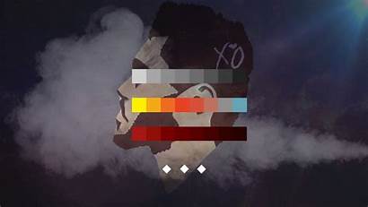 Weeknd Xo Trilogy Smoke Flares Space Background