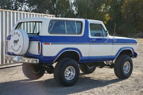 Beautiful 1979 Ford Bronco Ranger Xlt 4x4 460 V8 Automatic For Sale