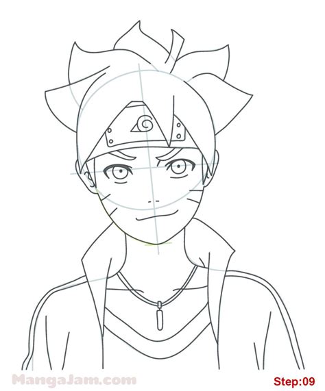 How To Draw Boruto Uzumaki From Naruto Naruto Sketch Drawing Naruto