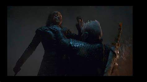 Game Of Thrones S Arya Kills The Night King Youtube