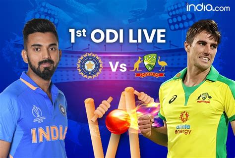 Highlights Ind Vs Aus 1st Odi Score India Beat Australia By 5 Wickets