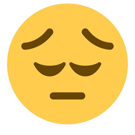 Emoji Smiley Face Smirk Sad Emoji Png Download 10241024 Free