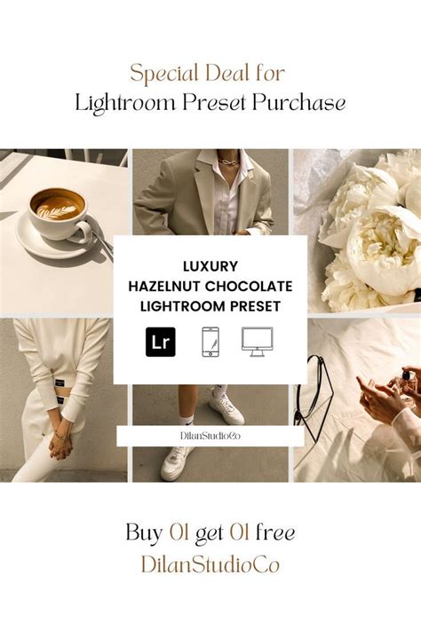 Influencer Luxury Hazelnut Lightroom Mobile Desktop Presets Etsy