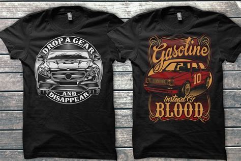 Automotive Collection Graphic T Shirt T Shirt Bundles