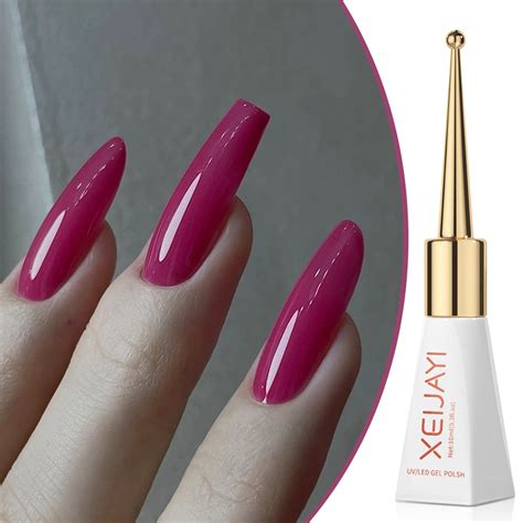 Xeijayi Colors Series Nail Polish Gel Nude Color Ice Transparent No Wash Phototherapy Glue