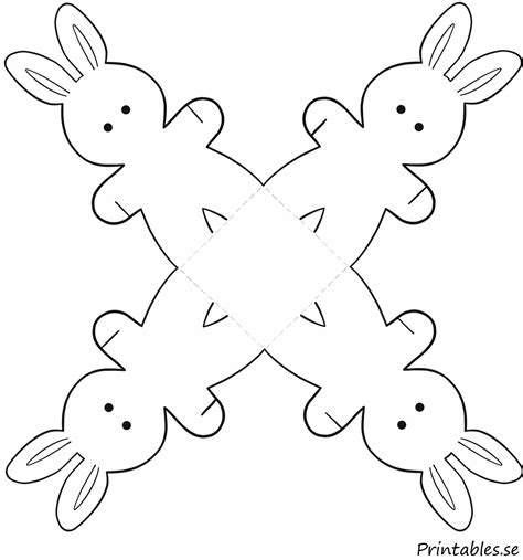 These easter bunny templates may be used for printing easter invitations, easter parties, easter flyers, or any other easter announcement. Easter basket: Easter Bunny (free printable)