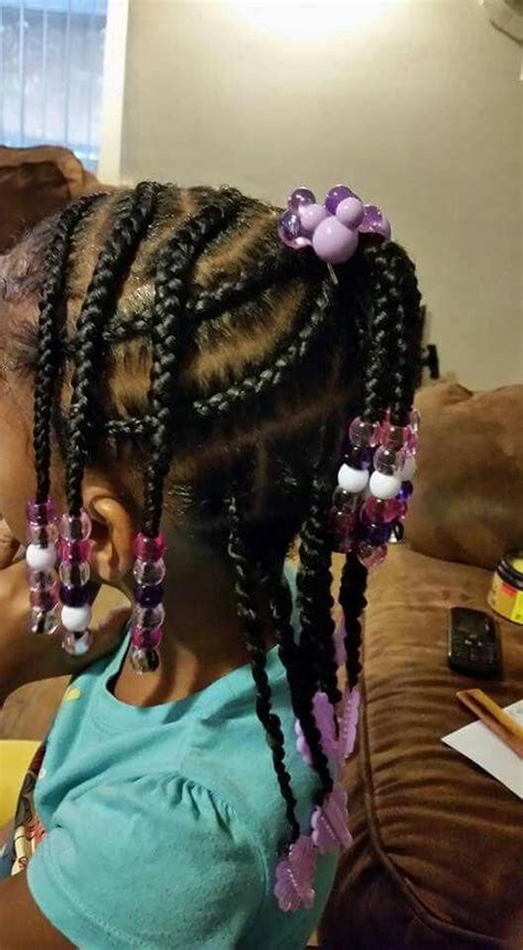 Beads And Braids Hairstyles For Little Girl Chit Chatan