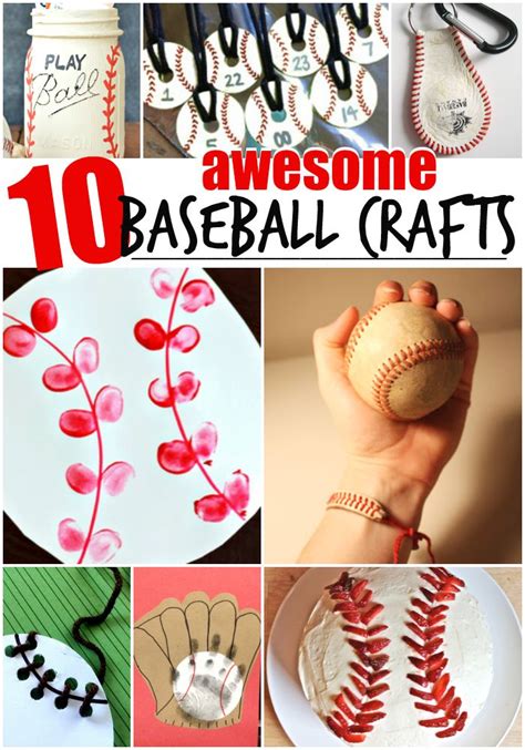 10 Awesome Baseball Crafts For Kids The Realistic Mama