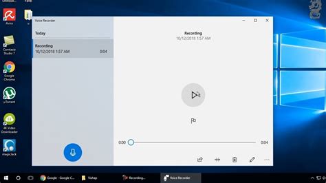 Windows 10 How To Open Voice Recorder Youtube