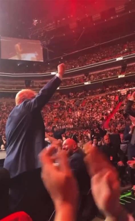 President Trump Walks In Ufc 287 To Kid Rock And One News Page Video