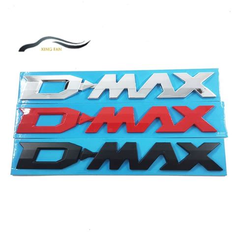 Xinfan 1 X Abs New Dmax Letter Logo Car Auto Rear Trunk Emblem Badge
