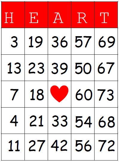 Shockwave games range from car racing to fashion, jigsaw puzzles to sports. HEART Bingo Game for Valentine's Day