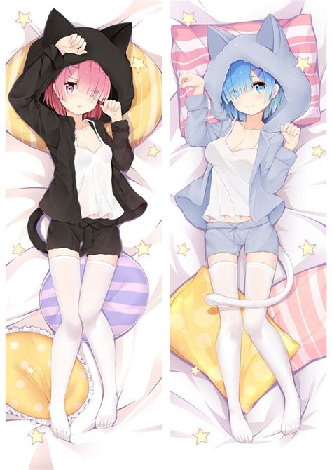 Rezero Ram And Rem Custom Dakimakura Body Pillow Re Zerodakimakura