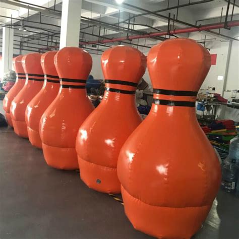 Large Human Size Inflatable Bowling Pin Game For Zorb Ball