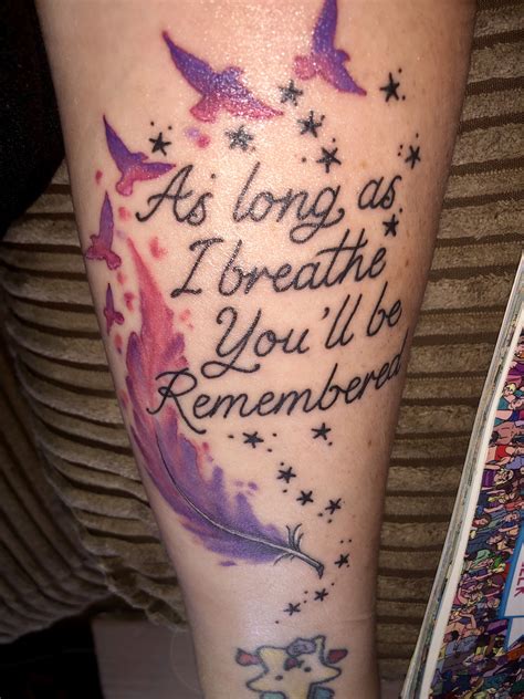 Memorial Tattoos For Sister, Memorial Tattoo Husband, Small Remembrance
