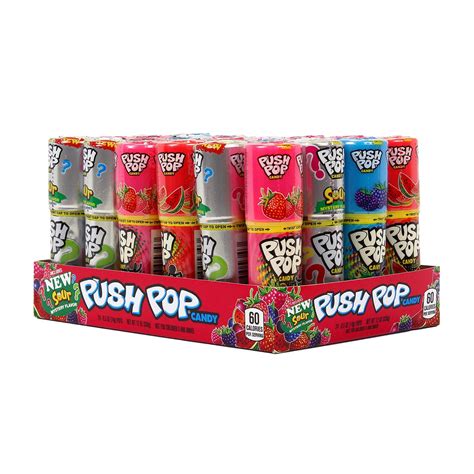 Push Pop Candy Assorted Flavors 24 Ct Toys And