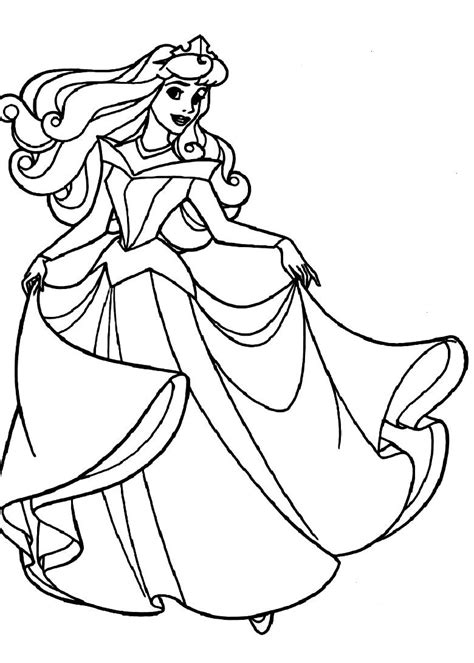 Free Printable Sleeping Beauty Coloring Pages