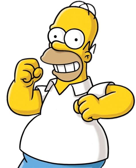 Homer Simpson Happy Transparent Png Stickpng