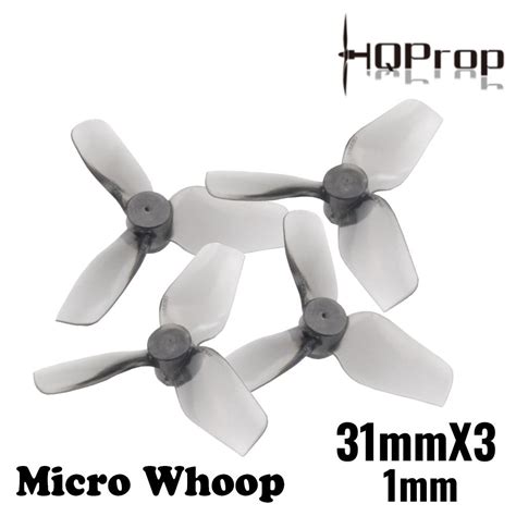 HQProp Micro Whoop 31MMX3 1mm Hole 3-blade Propeller (2 pairs/4pcs ...