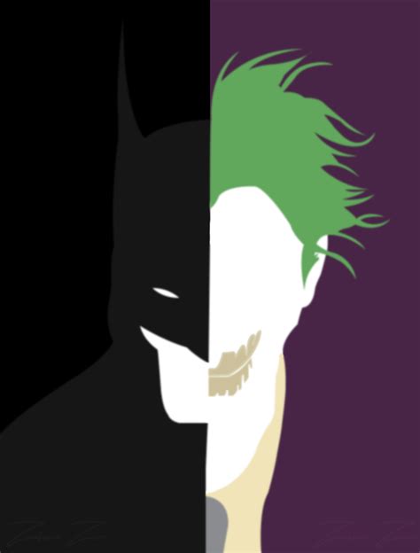 Batman Joker Minimalist By The Otakus Life On Deviantart